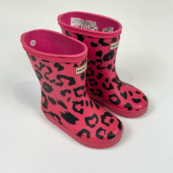Hunter Other - Hunter Toddler Leopard Rain Boots